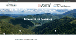 Desktop Screenshot of cevennes-vacances.com